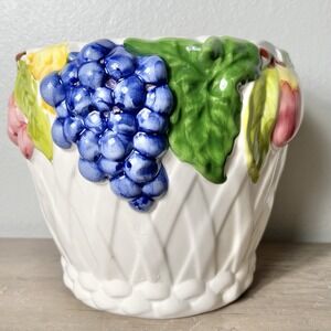 Vintage Jay Willfred Portugal Fruit Relief Planter 8.5" — Andrea by‎ Sadek